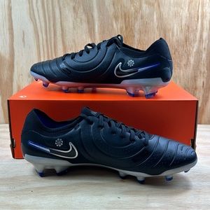 NEW Nike Tiempo Legend 10 Pro FG White Soccer Cleats Black Mens  DV4333-040